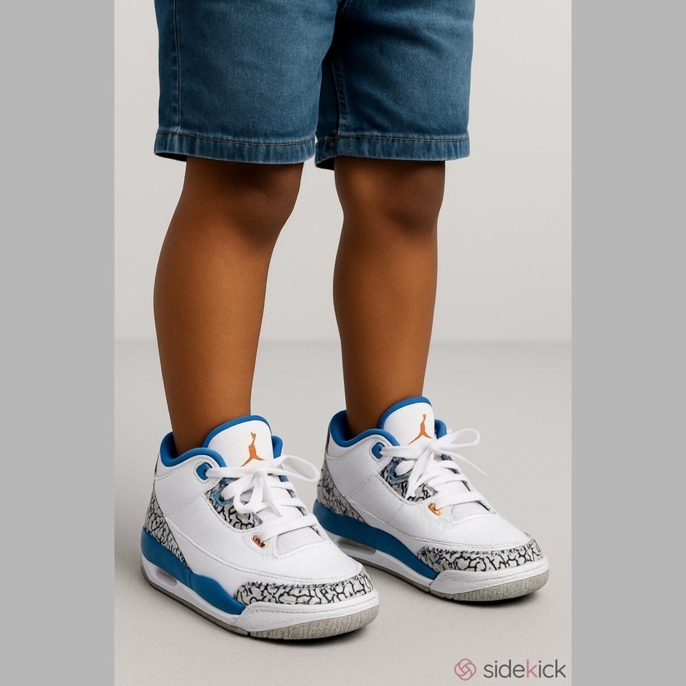 Air Jordan 3 Retro Washington Wizards PS Youth Sneakers